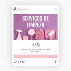 Modelos de publicações do Instagram