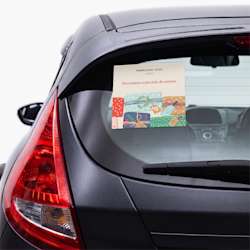 Autocolantes para vidros de carros