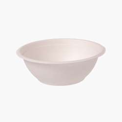Taça de fibra de madeira 340 ml – Redonda 13,5 cm – Branco – 500 uni.