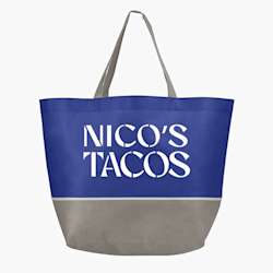 Saco de compras em dois tons Julian – 51 x 33 cm
