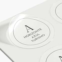 Folhas de autocolantes de plástico transparente