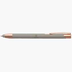 Caneta stylus de toque suave acetinada