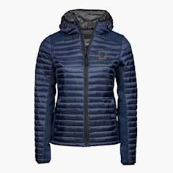 Casaco exterior acolchoado com capuz Crossover Tee Jays® para senhoras