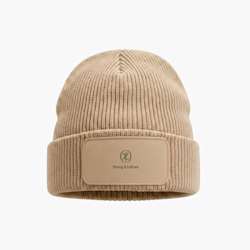 Gorro adulto Beechfield® com dobra e emblema