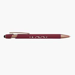 Caneta Stylus de Alumínio de Toque Suave Apex