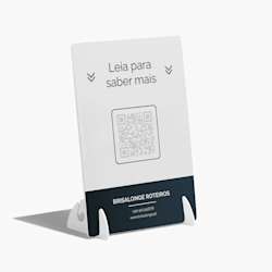 Porta folhetos de mesa