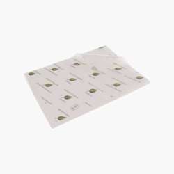 Folhas de papel para embalar alimentos FSC® BIOfrisch SYNA® – 37,5 x 50 cm – Branco – 12,5 kg
