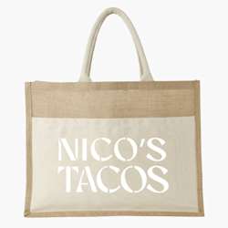 Saco de compras de juta Mumbay – 35 x 45 cm