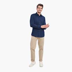 Camisa Oxford de Manga Longa Russell Athletic®