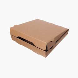 Caixas para pizza – Francia, 32 x 32 x 4 cm – Castanho – 100 uni.