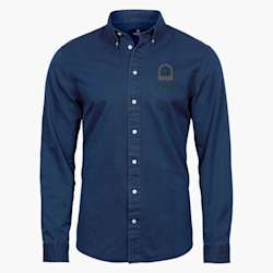 Camisa de Twill Casual de Manga Comprida Tee Jays® com colarinho abotoado