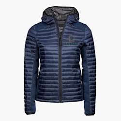 Casaco exterior acolchoado com capuz Crossover Tee Jays® para senhoras