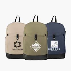 Mochila para computador portátil de 15" em algodão reciclado Quest