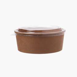 Taça para salada FSC® 1200 ml – Castanho – 300 uni.