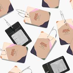 Etiqueta de bagagem personalizada
