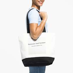 Sacola de algodão L VistaPrint® – 38,10 cm A x 46,99 cm L