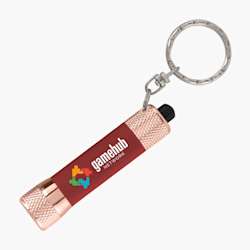 Porta-chaves com lanterna LeClaire Soft-Touch