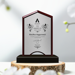 Monument Wooden Trophy