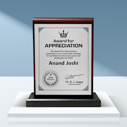 Wooden Award Memento