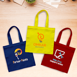Colored Canvas Tote Bags