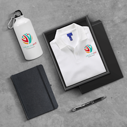 Welcome Kit (Polo T-Shirt, Water Bottle, Diary, Pen)
