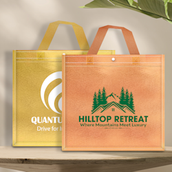 Metallic Shopping Bags