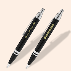 Parker Odyssey Laque Black Chrome Trim Ball Pen