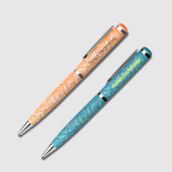 Marble Design Metal Ball Pens