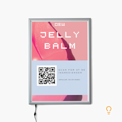 LED Illuminated Poster Frames