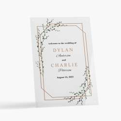 Acrylic Wedding Signs