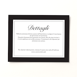 Biglietti da allegare agli inviti