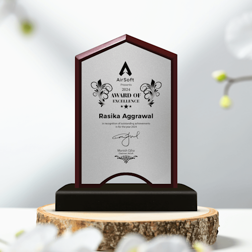 Monument Wooden Trophy
