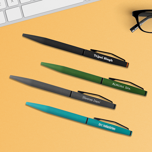 Sleek Metal Ballpoint Pens