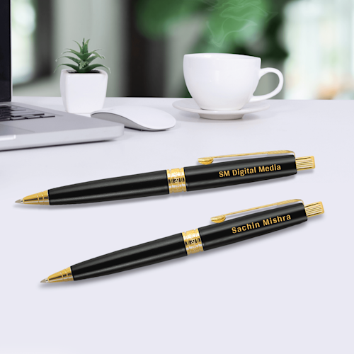 Parker Lac Black Ball Pens