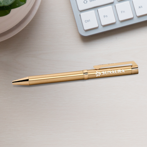 SwissBrand ® Glide Matte Gold Ball Pens