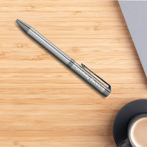 SwissBrand ® Glide Matte Black Ball Pens