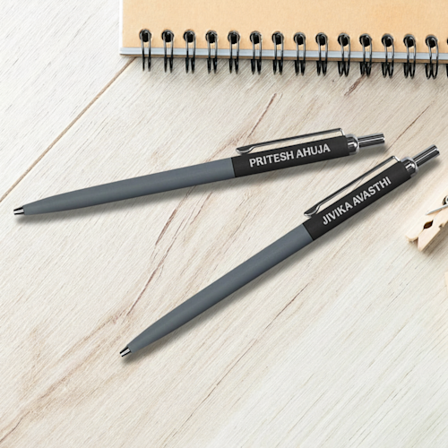 Black Metal Ball Pens