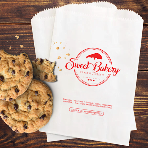 White Paper Pouches
