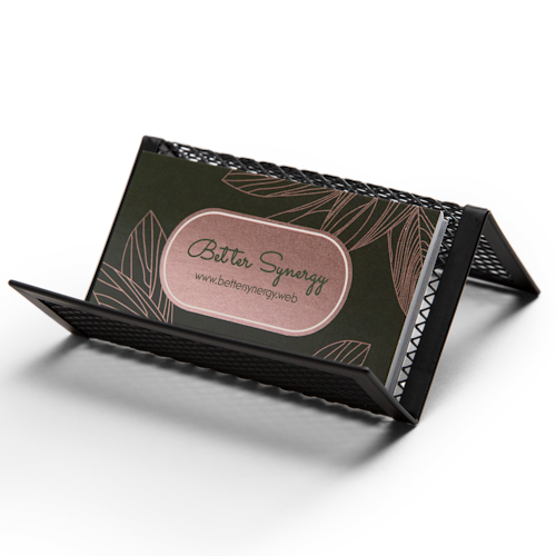 Metal Mesh Business Card Holder