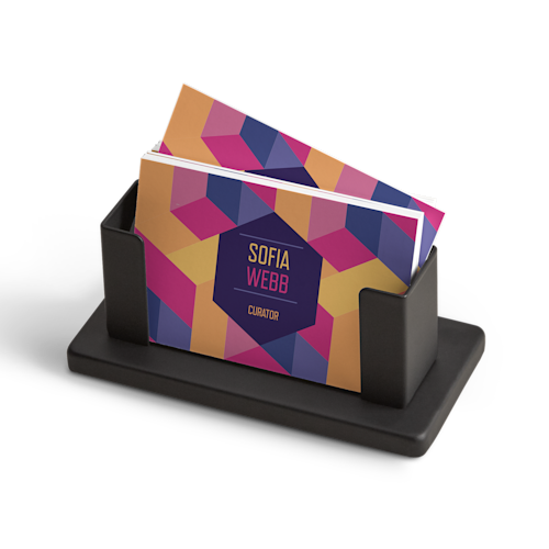 Steel Desk Business Card Holders