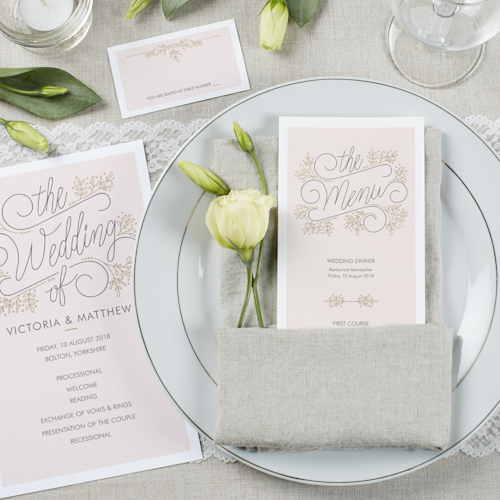Menus de mariage