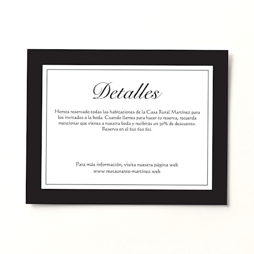 Tarjetas para bodas
