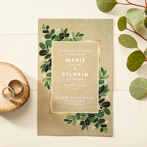 Faire-part de mariage