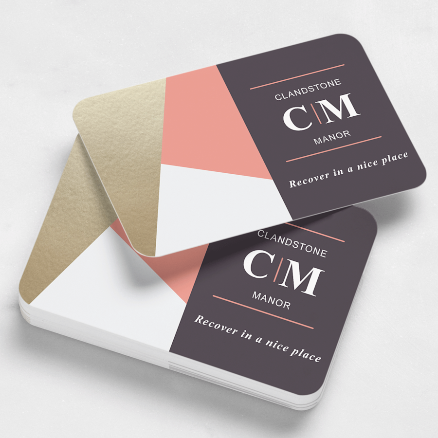 Rounded Corner Business Cards 