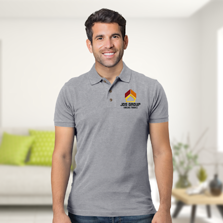 Mens embroidered polo shirts clearance