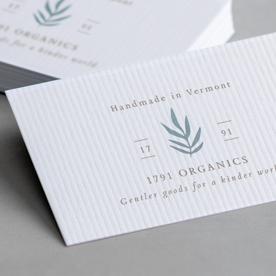 Ridged business cards