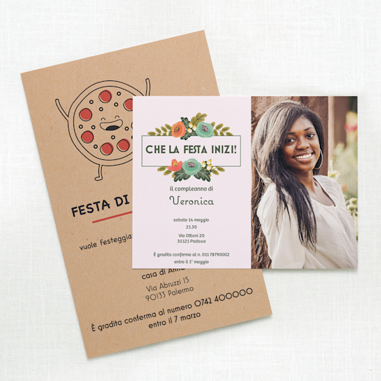 Inviti di compleanno e omaggi per feste Vistaprint