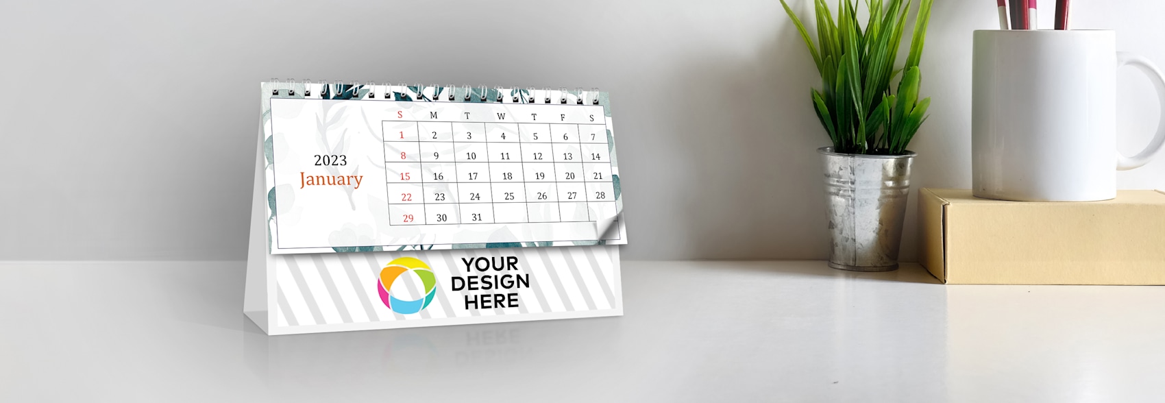 Desk Calendar New Size Vistaprint