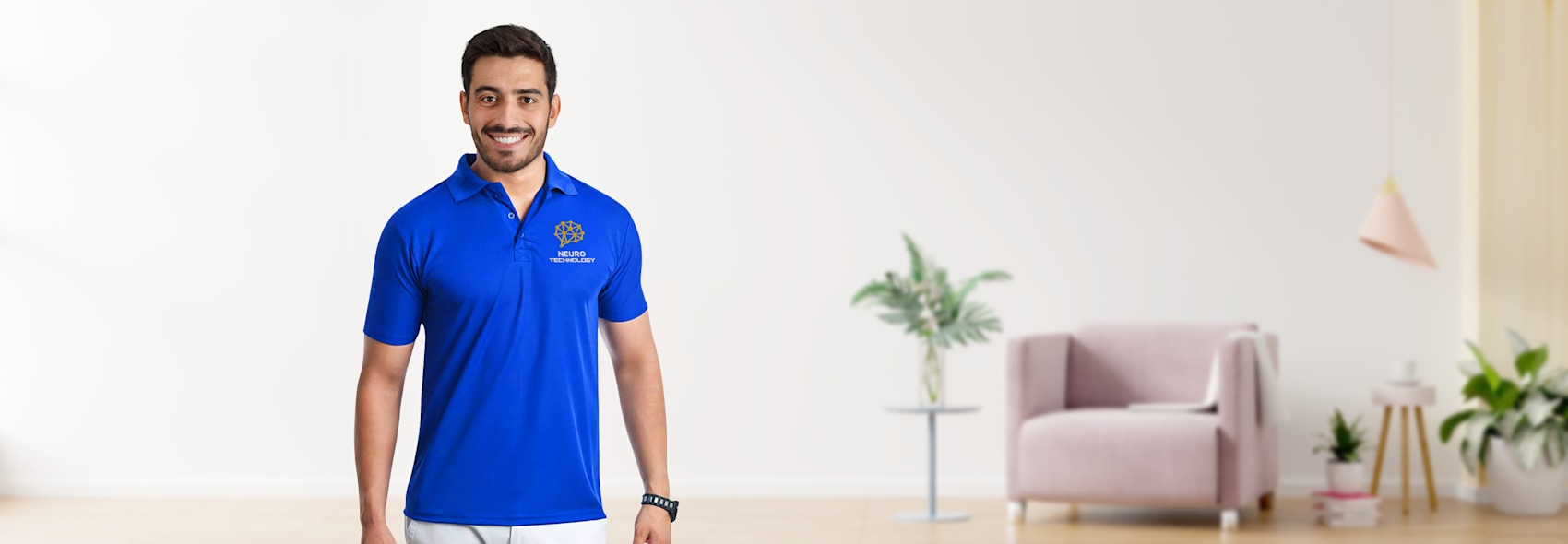 Larger version: Basic Polyester Polo T-Shirts