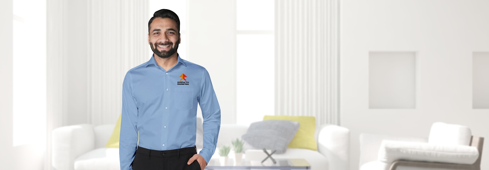 Embroidered Men's Office Shirt 2